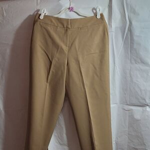 Larry Levine, Sport Stretch, Tan Women's Dress Pants, Size 12